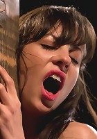 Petite Brunette is Bound, Vibed and Denied