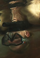 Underwater Inverted SybianHelpless big tittied blonde suffers mindblowing orgasms