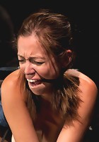 Up and coming bondage whole made to cum and squirt with caning and whipping