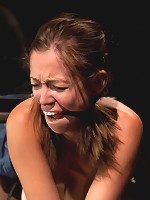 Up and coming bondage whole made to cum and squirt with caning and whipping