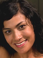 Bound by metal, covered in wax, fucked by machine