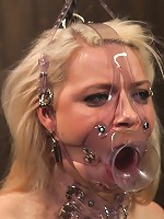 Hot Blonde Anikka Albright's FIRST BONDAGE SHOOT EVER!