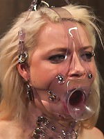 Hot Blonde Anikka Albright's FIRST BONDAGE SHOOT EVER!