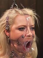 Hot Blonde Anikka Albright's FIRST BONDAGE SHOOT EVER!