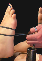 Tall blonde slut suffers from nipple torture, sadistic beatings, and extreme squirting orgasms