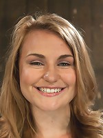 Bound in a custom metal bondage rig. Made to cum, she can't stop the orgasms that rip though her