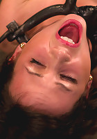 Petite Brunette is Bound, Vibed and Denied