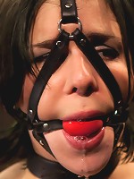 Pretty gets punished - double penetration and made to squirt into exhaustion