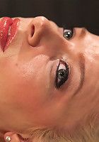 Hot Blonde Anikka Albright's FIRST BONDAGE SHOOT EVER!