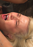 Hot Blonde Anikka Albright's FIRST BONDAGE SHOOT EVER!