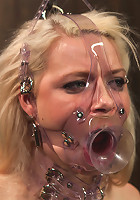 Hot Blonde Anikka Albright's FIRST BONDAGE SHOOT EVER!