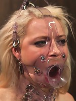 Hot Blonde Anikka Albright's FIRST BONDAGE SHOOT EVER!