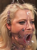 Hot Blonde Anikka Albright's FIRST BONDAGE SHOOT EVER!