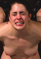 The Harder the Bondage the Harder they Cum: Innocent Brunette Demolished