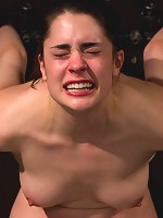 The Harder the Bondage the Harder they Cum: Innocent Brunette Demolished