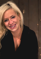 Petite Blonde and ready for some Wrong - helpless busty girl is made to cum hard