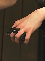 Hot Blond BDSM Slave get bound in hard metalBrutally fucked by James Dean & Isis Love