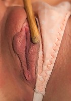 Petite Blonde and ready for some Wrong - helpless busty girl is made to cum hard