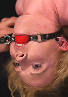 Sexy girl next door bound into a brutal back arch from hell.Made to cum like a common slut.