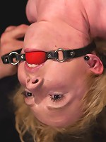 Sexy girl next door bound into a brutal back arch from hell.Made to cum like a common slut.