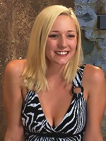Hot Blonde Tied Tightly and Made to Cum