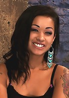 Skin's ass & pussy open, vulnerableWe plug her ass & make her squirt, cum all over her own face.