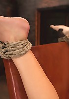 Girl next door takes brutal foot caning, devastating orgasms, a horrific throat fucking & anal abuse