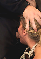 Huge tits, perfect ass, nipples tortured, skull brutally fucked, ass hooked, made to cum over & over