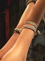 Skinny girl with an amazing ass takes some pain. Is further terrorized by massive orgasms overload!