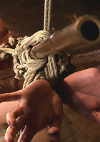 Massive boobs, a category 5 suspension & skull fucking. Brutal bondage, devastating orgasms. Art!