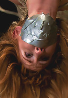 Tall sexy red head with huge nipples, made to cum, whipped, and cropped! Heavy pain & pleasure!