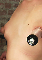 Ashli has her huge puffy nipples tortured, is made to cum & skull fucked Takes a great body flogging