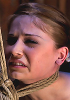 Standing splits, full strappadoIntense foot caning, brutal orgasms ripped from her helpless body