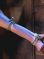 Standing splits, full strappadoIntense foot caning, brutal orgasms ripped from her helpless body