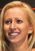 Tiny sexy blond suffers heavy weighted nipple clamps & a crotch burner that keeps her on her toes!