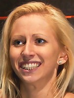 Tiny sexy blond suffers heavy weighted nipple clamps & a crotch burner that keeps her on her toes!