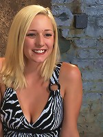 Hot Blonde Tied Tightly and Made to Cum