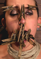 Trina gets her huge tits boundHer neck stretched her face hole fucked & orgasms like a whore.