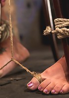 Huge tits, perfect ass, nipples tortured, skull brutally fucked, ass hooked, made to cum over & over