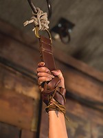 Category 5 wrist suspensionCaned, nipple torture and brutal crotch rope! Left to hang & suffer!