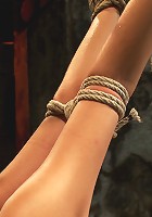 Skinny girl with an amazing ass takes some pain. Is further terrorized by massive orgasms overload!