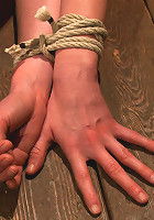 Tall sexy red head with huge nipples, made to cum, whipped, and cropped! Heavy pain & pleasure!