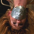 Tall sexy red head with huge nipples, made to cum, whipped, and cropped! Heavy pain & pleasure!