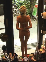 Euro Beauty gets Tied to a Park Bench and Fucked Where Everyone Can See