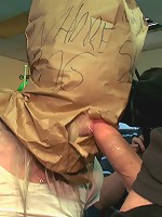 19 Year Old With Huge Natural Tits Gets Humiliated and Fucked in Public