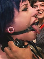 Tightly Bound and Gaged, Ass Fucked in Public