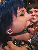 Tightly Bound and Gaged, Ass Fucked in Public