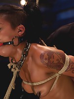 Skin Diamond-Day 4Intense Predicament Bondage & Non-Stop Orgasms Pushes ash Over the Edge