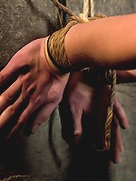 Young Rope Slut Gets a Full Day of Intense Bondage - Live