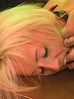 Submissive house slaves squirt on the bar and serve sadistic guests